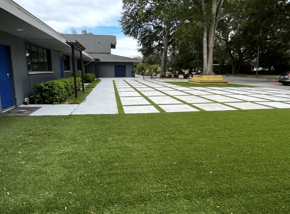 Artificial turf installation Tampa